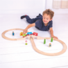 Bigjigs Toys Houten Trein | Treinset Figuur 8 Bigjigs Toys Houten Trein | Treinset Figuur 8