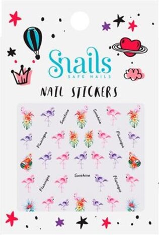 Snails Nagelstickers | Flamingo's Snails Nagelstickers | Flamingo's