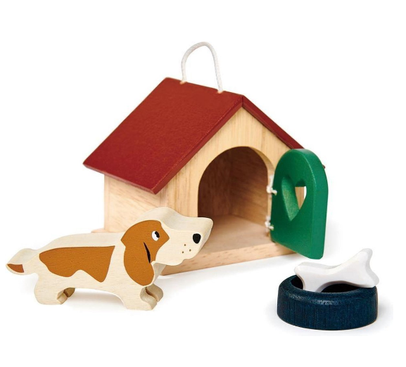 Houten Huisdierenset | Hond Houten Huisdierenset | Hond