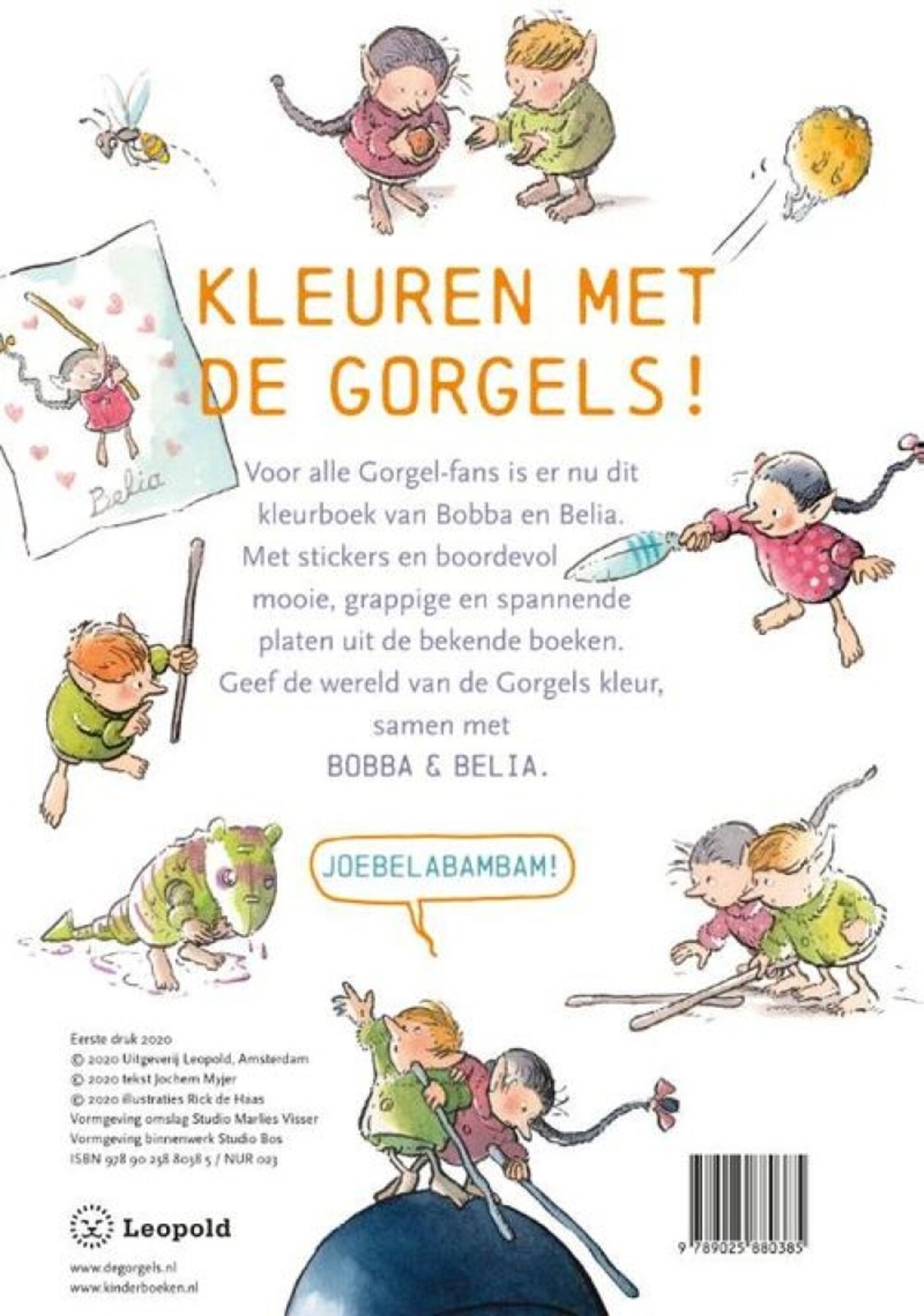 Gorgels De Gorgels - Kleurboek - Lazy Lama Kids Conceptstore