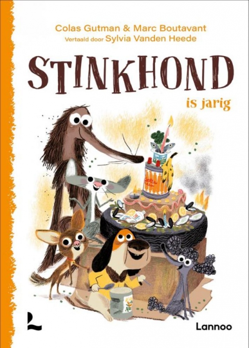 Stinkhond is jarig afbeelding