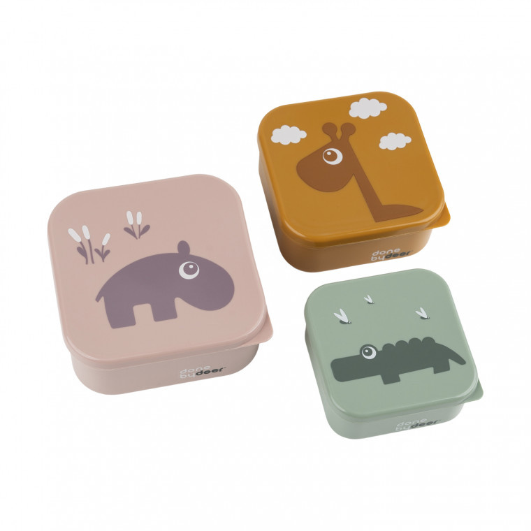 Done by Deer Lunchbox 3 pack Deer Friends| Powder Done by Deer Lunchbox 3 pack Deer Friends| Powder