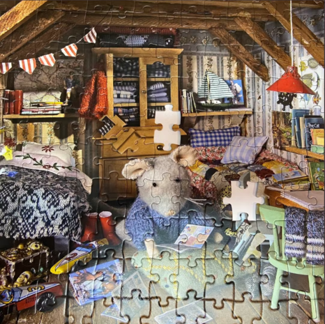 Het Muizenhuis Puzzel | Sam's Slaapkamer (200 stukjes) Het Muizenhuis Puzzel | Sam's Slaapkamer (200 stukjes)