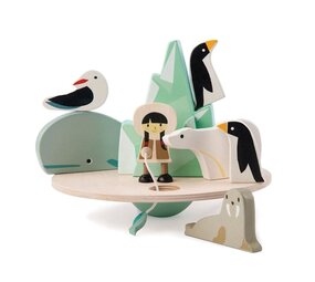 Tender Leaf Toys Houten Balancerende Poolcirkel Tender Leaf Toys Houten Balancerende Poolcirkel