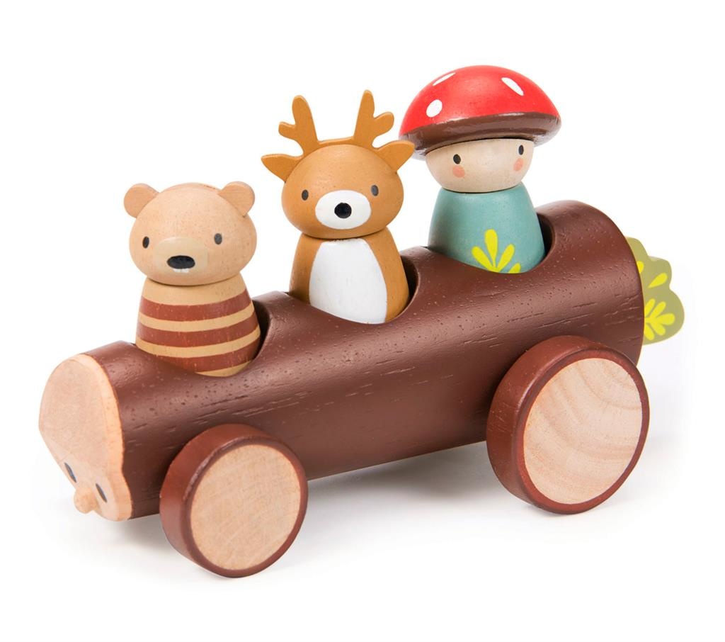 Houten Taxi Bosdieren afbeelding