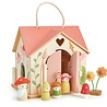 Tender Leaf Toys Houten Chalet Rosewood Tender Leaf Toys Houten Chalet Rosewood