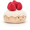 Jellycat Pretty Patisserie Aardbeientaart Jellycat Pretty Patisserie Aardbeientaart
