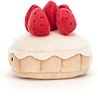 Jellycat Pretty Patisserie Aardbeientaart Jellycat Pretty Patisserie Aardbeientaart