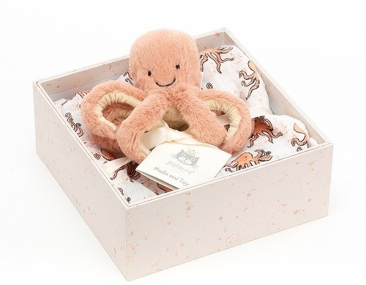 Jellycat Odell Octopus cadeauset Jellycat Odell Octopus cadeauset