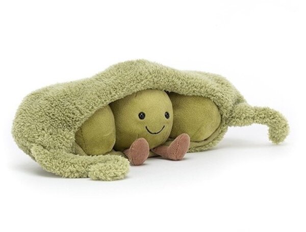 Jellycat Amuseable Erwten in peul Jellycat Amuseable Erwten in peul