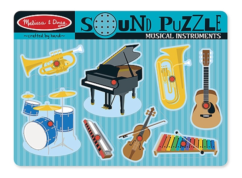 Geluidenpuzzel Muziekinstrumenten Geluidenpuzzel Muziekinstrumenten