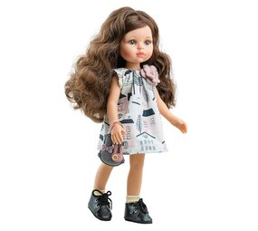 Paola Reina Pop Amigas | Carol bruine krullen (32cm)