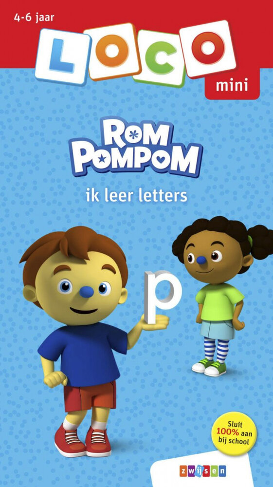 Loco Mini Oefenboekje Rompompom ik leer letters Loco Mini Oefenboekje Rompompom ik leer letters