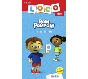 Loco Mini Oefenboekje Rompompom ik leer letters Loco Mini Oefenboekje Rompompom ik leer letters