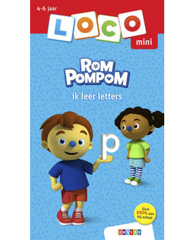 Loco Mini Oefenboekje Rompompom ik leer letters Loco Mini Oefenboekje Rompompom ik leer letters
