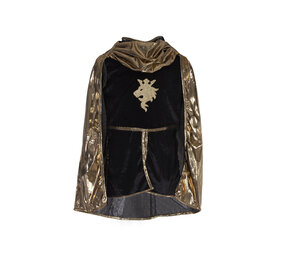 Great Pretenders Set Ridder met tuniek, cape en kroon Goud Great Pretenders Set Ridder met tuniek, cape en kroon Goud