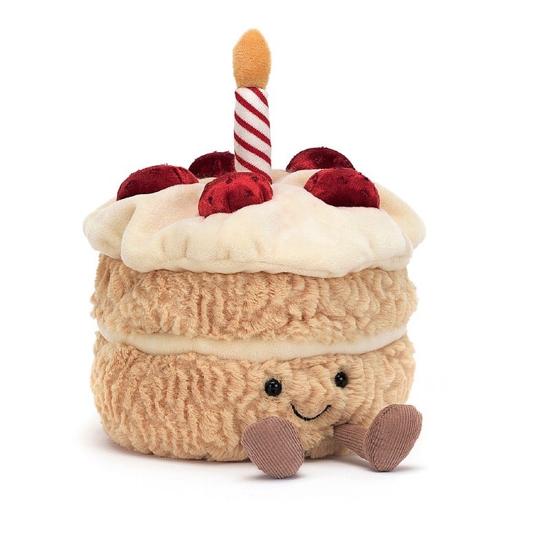 Jellycat Birthday Cake – Zacht feestje in pluche