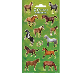 Stickervel Paarden (Groen) Stickervel Paarden (Groen)