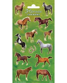 Stickervel Paarden (Groen) Stickervel Paarden (Groen)