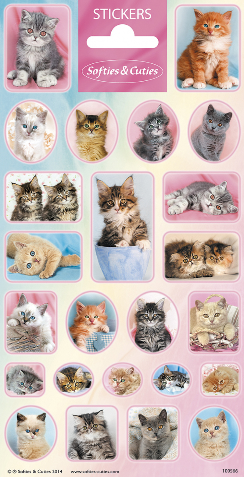 Stickervel Kittens afbeelding