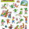 Stickervel Kikker & Vriendjes Stickervel Kikker & Vriendjes