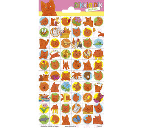 Stickervel Dikkie Dik Stickervel Dikkie Dik
