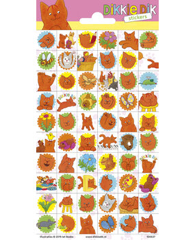 Stickervel Dikkie Dik Stickervel Dikkie Dik