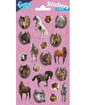 Stickervel Paarden (Roze) Stickervel Paarden (Roze)