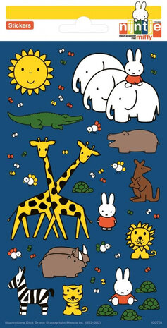 Stickervel Nijntje Stickervel Nijntje