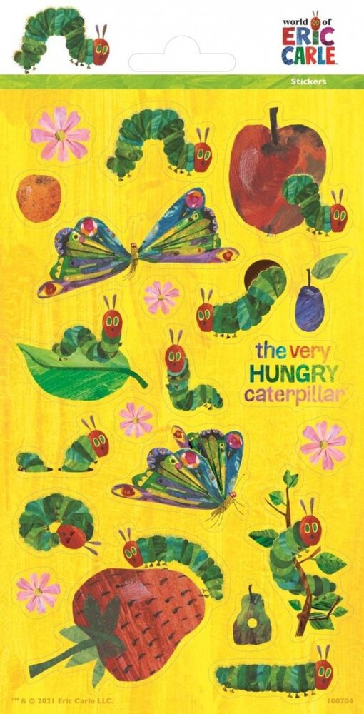 Stickervel Rupsje Nooitgenoeg Stickervel Rupsje Nooitgenoeg