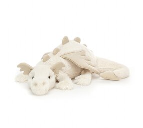 Jellycat Knuffel Snow Dragon Jellycat Knuffel Snow Dragon