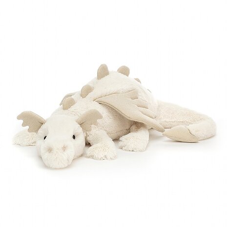 Jellycat Knuffel Snow Dragon Jellycat Knuffel Snow Dragon