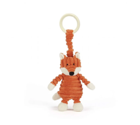 Jellycat Cordy Roy Baby Fox Jitter Trilfiguur Jellycat Cordy Roy Baby Fox Jitter Trilfiguur