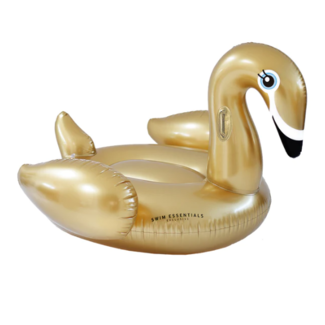 Swim Essentials Luchtbed Gouden Zwaan 150 cm