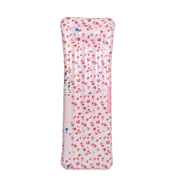 Luxe Luchtbed Old Pink Panterprint Luxe Luchtbed Old Pink Panterprint