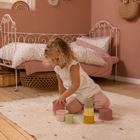 Little Dutch Stapelbekers Roze Little Dutch Stapelbekers Roze