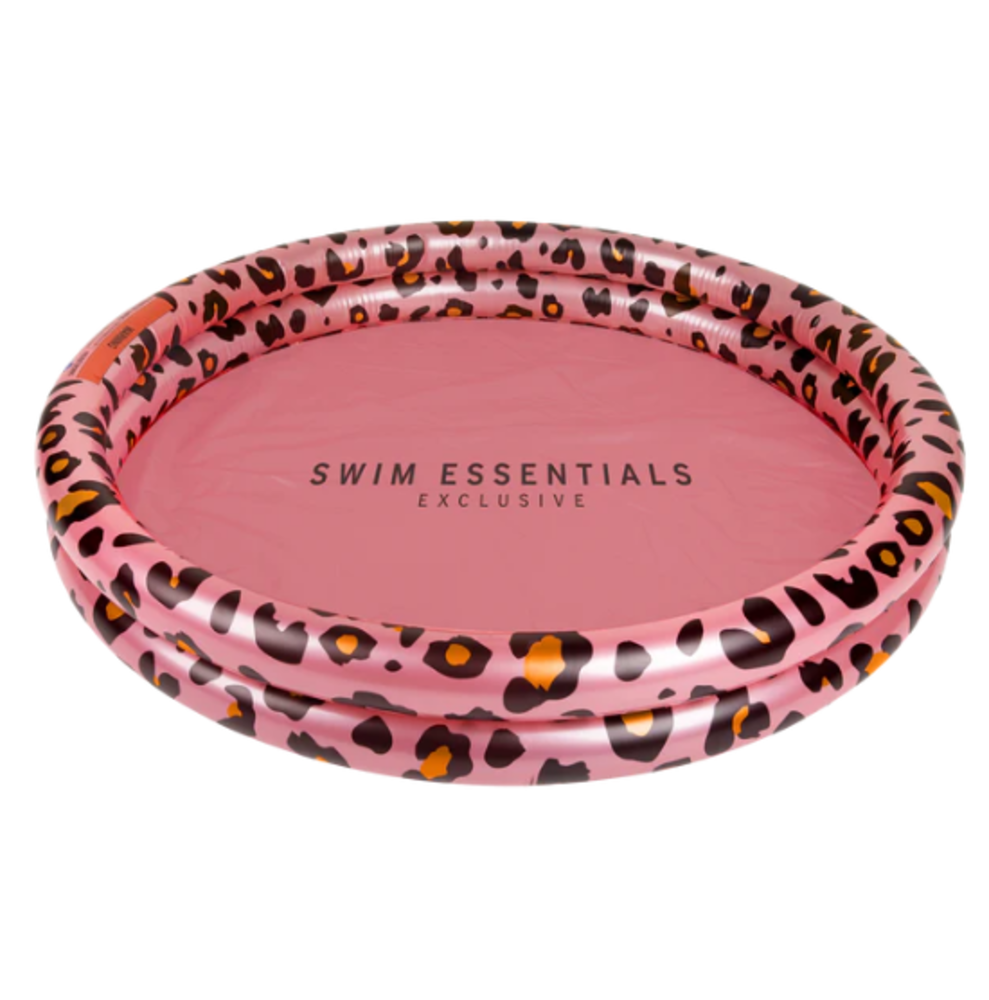Swim Essentials Zwembad Rond 100 cm Rose Gouden Panterprint Swim Essentials Zwembad Rond 100 cm Rose Gouden Panterprint