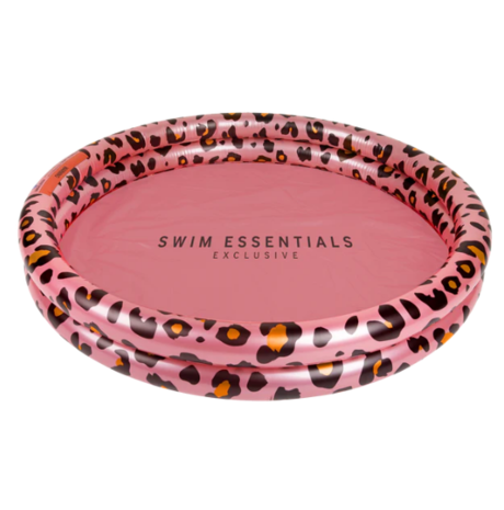 Swim Essentials Zwembad Rond 100 cm Rose Gouden Panterprint Swim Essentials Zwembad Rond 100 cm Rose Gouden Panterprint