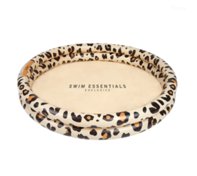 Swim Essentials Zwembad Rond 100 cm Beige Panterprint Swim Essentials Zwembad Rond 100 cm Beige Panterprint