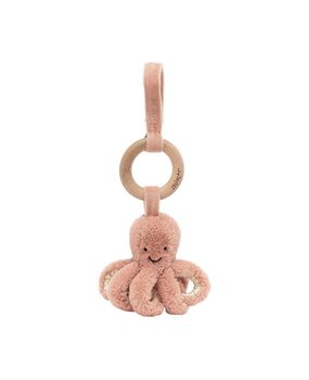 Jellycat Odell Octopus Wooden Ring Toy