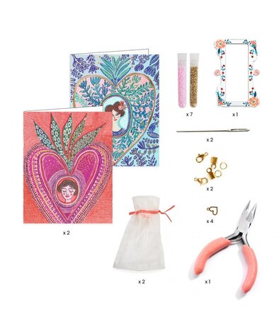 Djeco Armbandjes Maken You & Me Miyuki and Hearts Djeco Armbandjes Maken You & Me Miyuki and Hearts