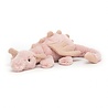 Jellycat Rose Dragon Little Jellycat Rose Dragon Little