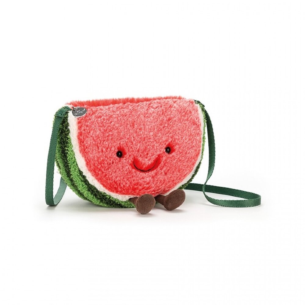 Jellycat Amuseable Watermelon Tasje Speelgoedwinkel Lazy Lama