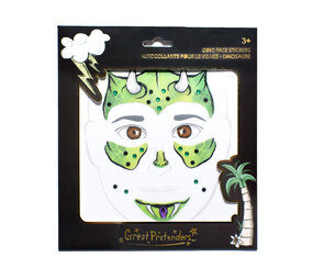 Great Pretenders Gezichtsstickers Dinosaurus Great Pretenders Gezichtsstickers Dinosaurus