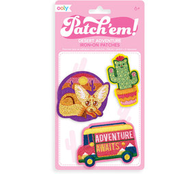 OOLY Patch Em Iron On Patches | Desert Adventure OOLY Patch Em Iron On Patches | Desert Adventure