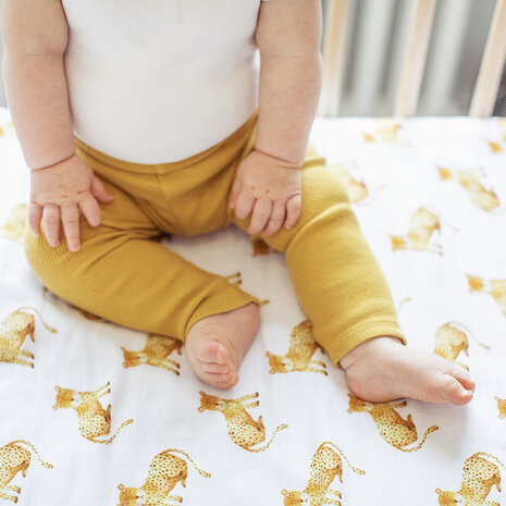 Hoeslaken 70 x 140 cm Leopards Hoeslaken 70 x 140 cm Leopards