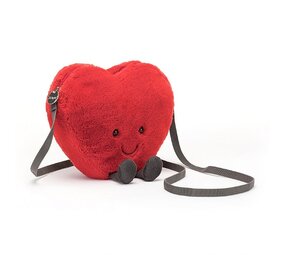 Jellycat Amuseables Heart Bag Tasje Jellycat Amuseables Heart Bag Tasje