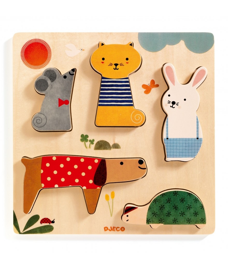 Houten Puzzel Woodypets afbeelding
