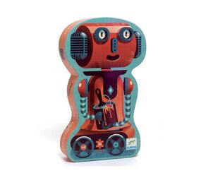 Djeco Silhouet Puzzel Robot (36 stukjes) Djeco Silhouet Puzzel Robot (36 stukjes)