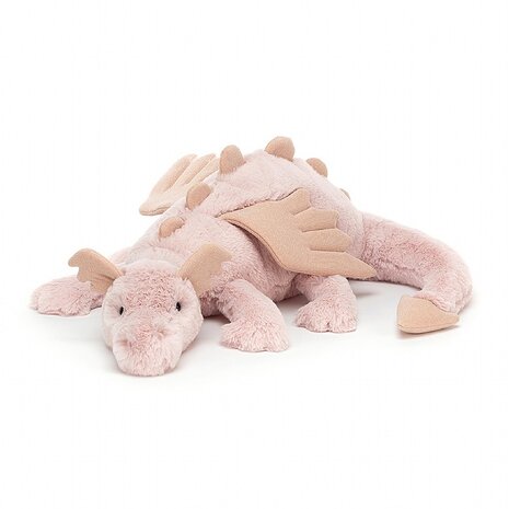 Jellycat Rose Dragon Huge Jellycat Rose Dragon Huge